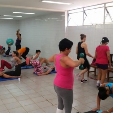 Participe das aulas de ginástica localizada!