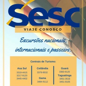 Pacotes Turísticos – Sesc 2018
