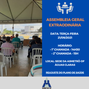 Assembleia Geral Extraordinária – Plano de Saúde AMIL (Reajuste e Cláusulas Contratuais)