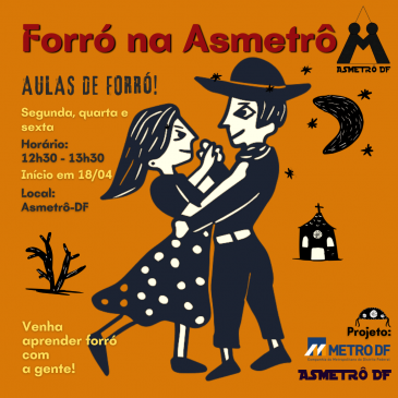 Aulas de Forró na Asmetrô